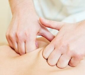 Manual therapy for osteochondrosis